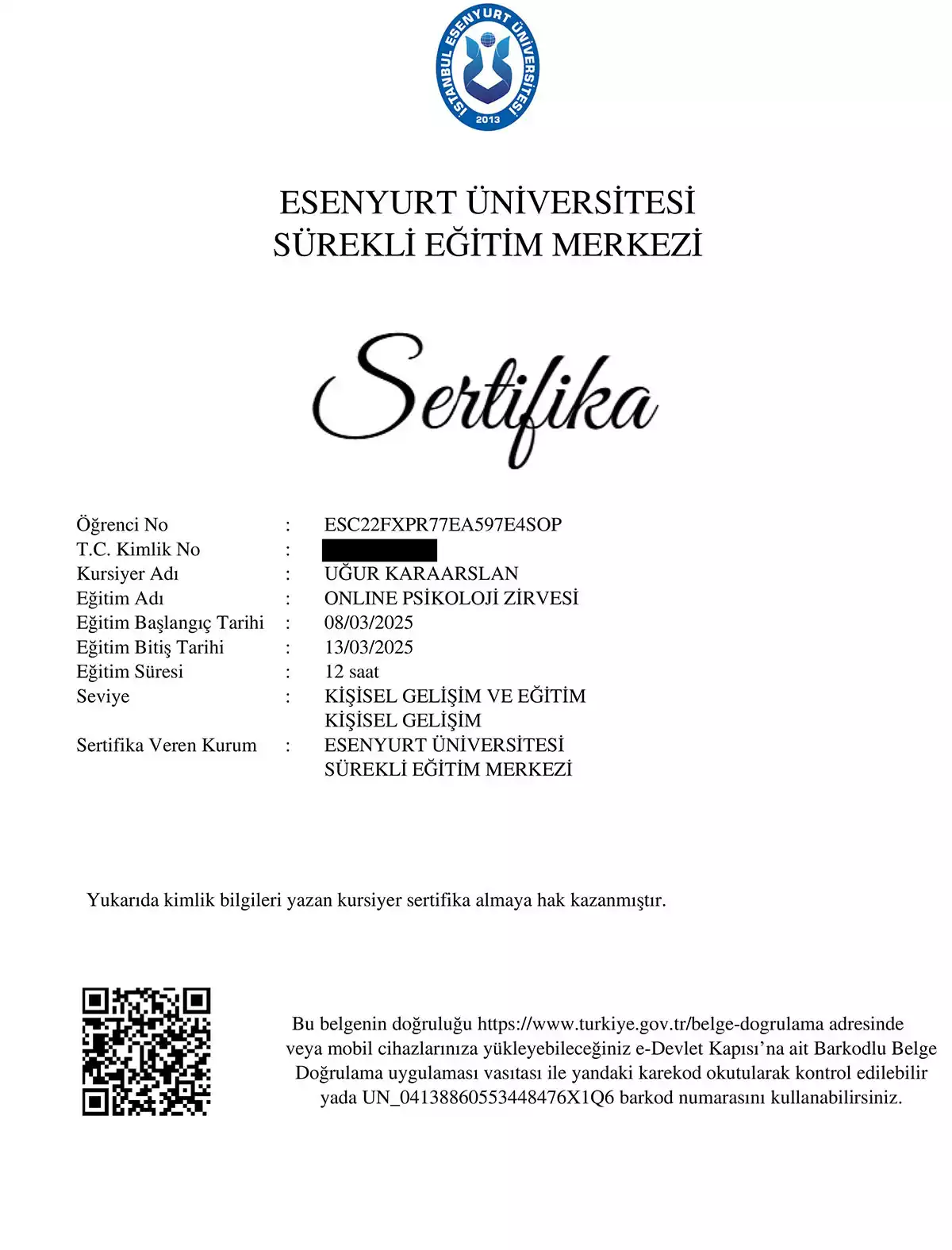 Online Psikoloji Zirvesi